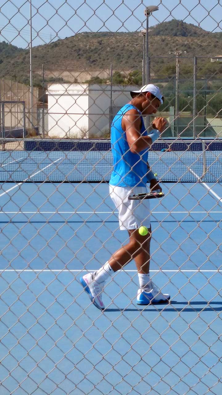 FOTOS: Rafa Nadal Entrenando En Pista Dura Manacor 17 Julio 2014 ...